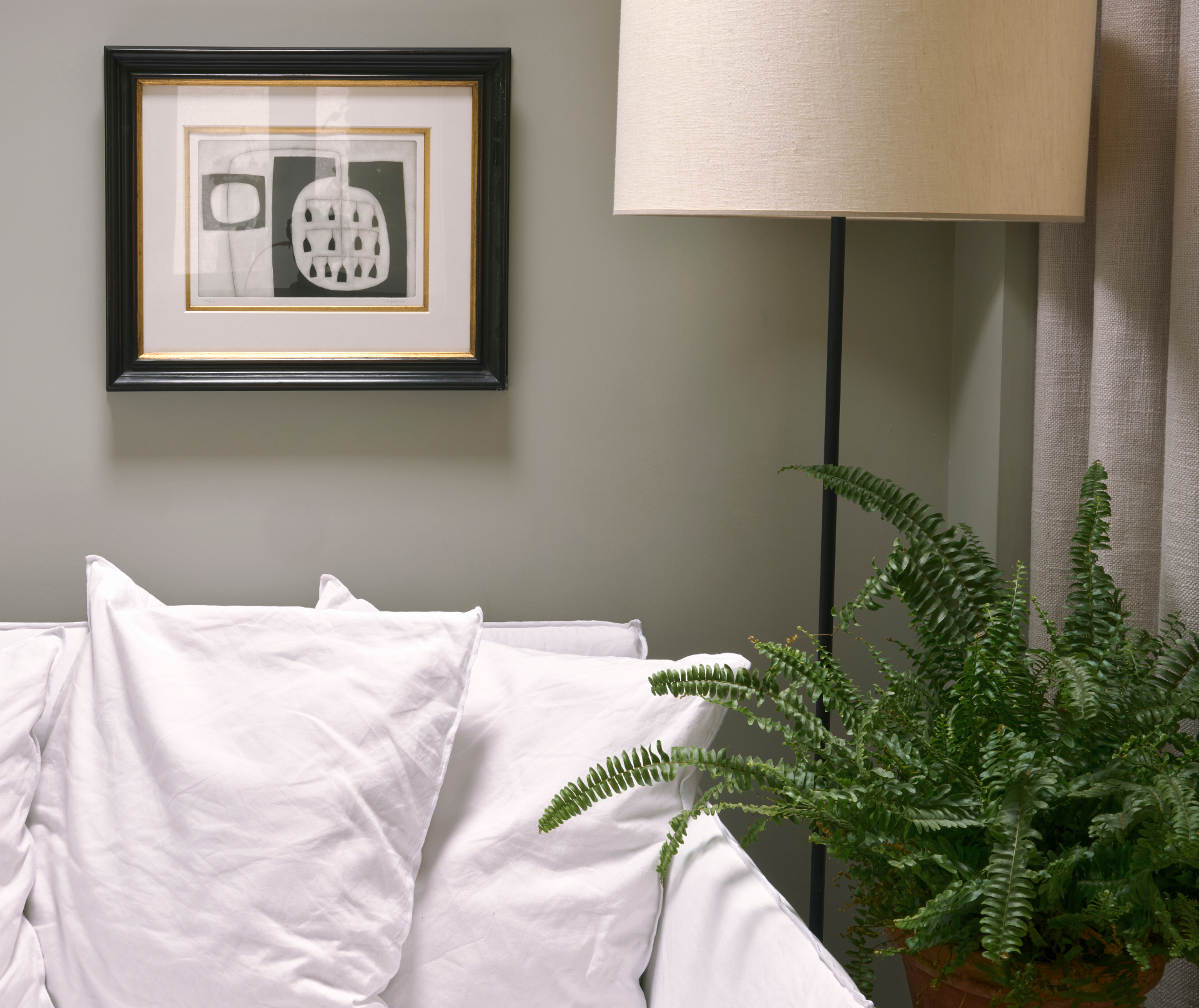 Consulting room view with two facing armchairs and soft natural light